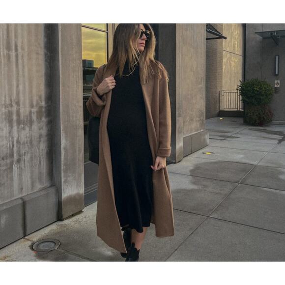Jenni Kayne Cashmere Overcoat in Camel - Picture 2 of 10